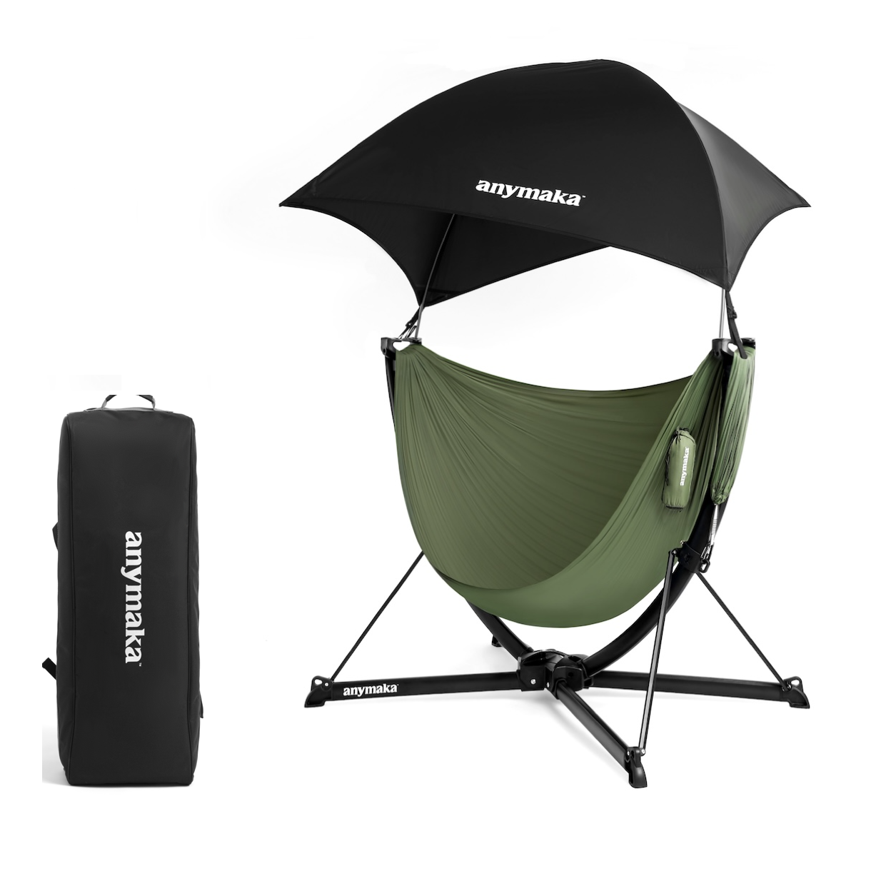 Anymaka hängmatta med stativ (Swing Chair värdesset)